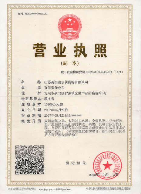 Company business license