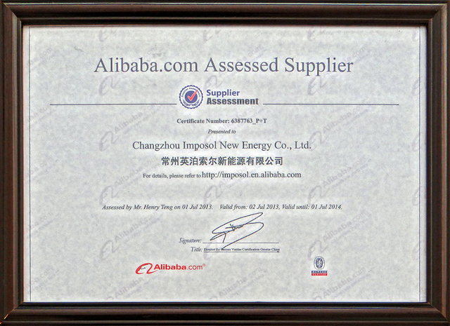 Alibaba Certified Supplier